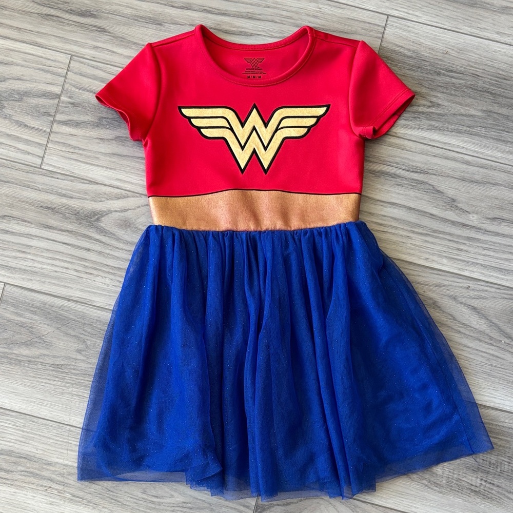 DC Comics Wonder Woman Kids Costume - Red and Blue